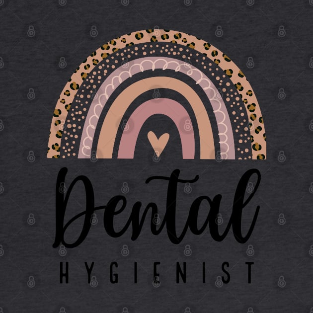 Dental Hygienist -  Minimal Rainbow Design by best-vibes-only